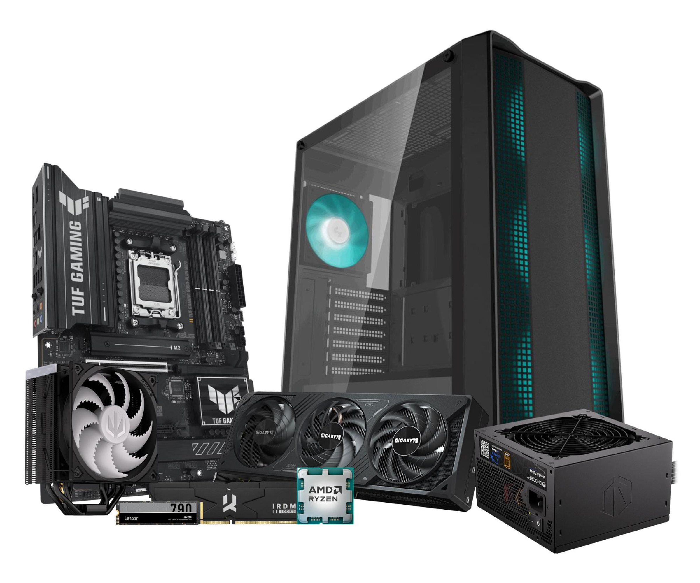 Komputer x-kom Ryzen 7 7700/32GB/2TB/RTX 5070 12GB