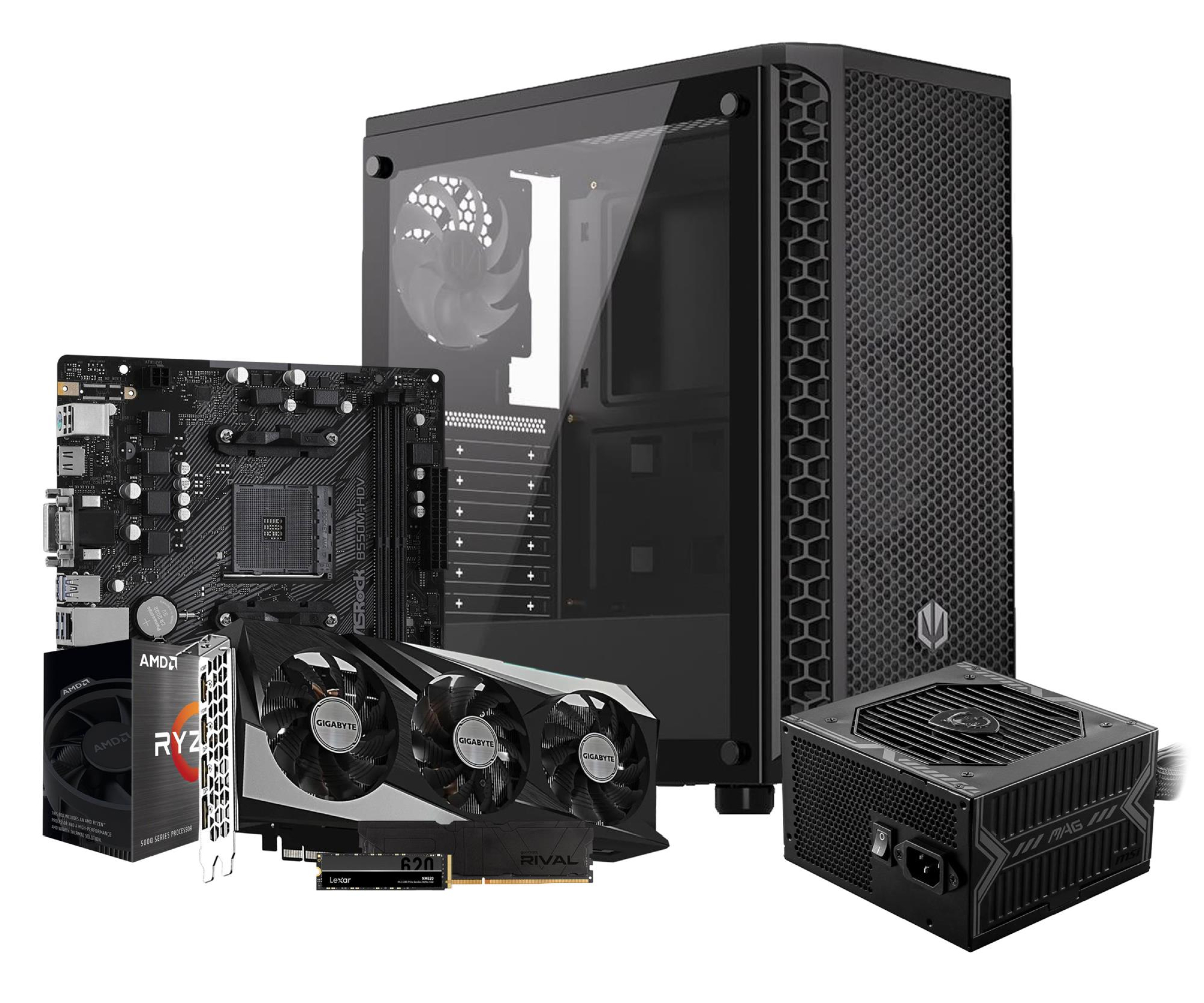 Komputer x-kom Ryzen 5 5600/32GB/512GB/RX 7600 8GB