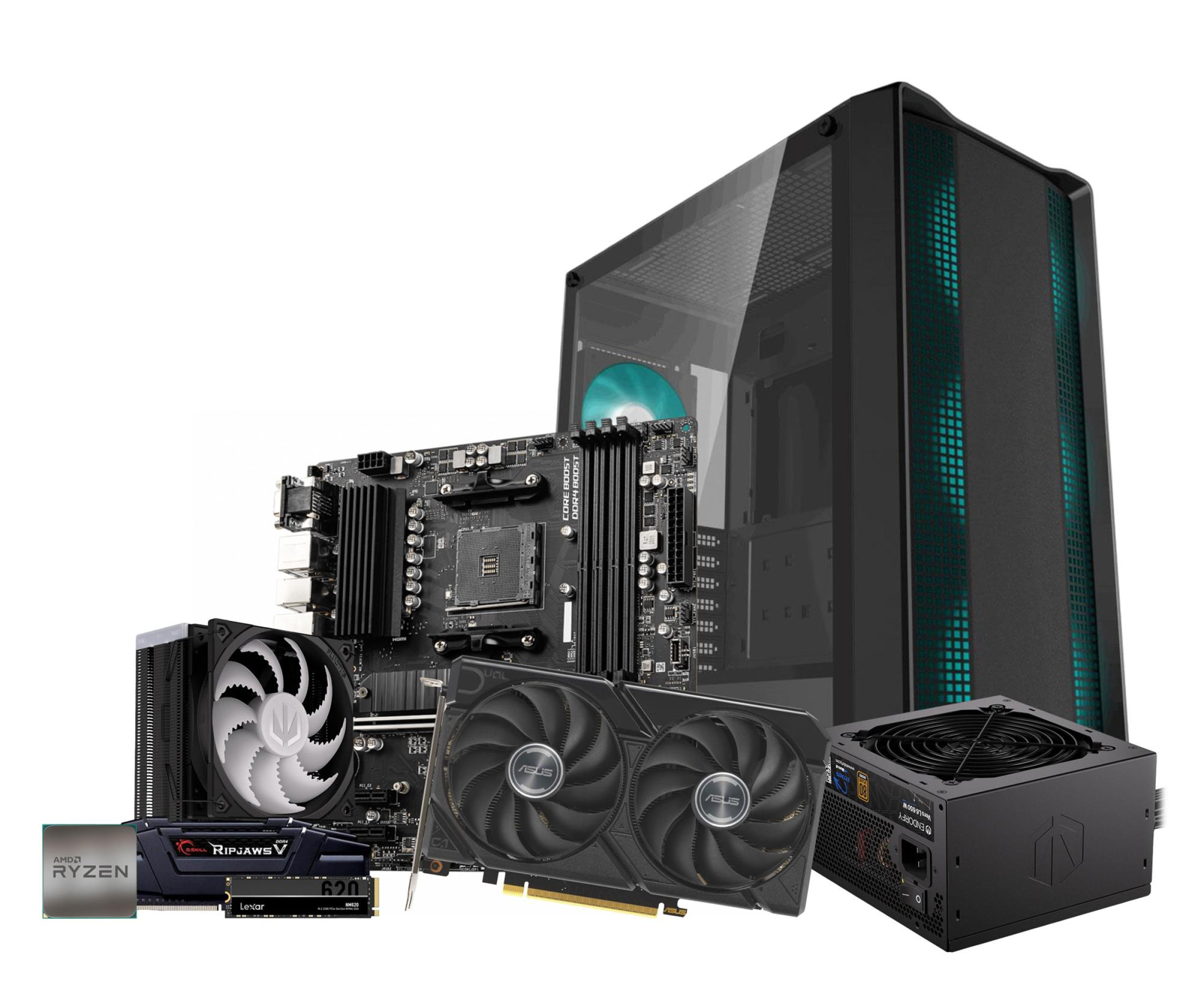 Komputer x-kom Ryzen 5 5600/16GB/1TB/RX9060 XT 16GB