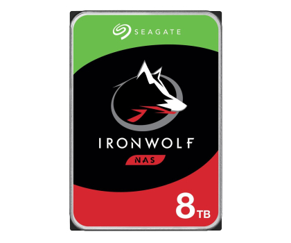 Dysk HDD Seagate IRONWOLF 8TB 7200obr. 256MB