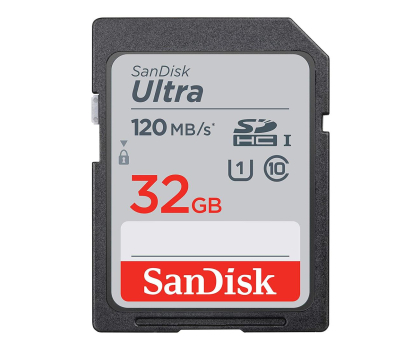 Karta pamięci SD Sandisk 32GB SDHC Ultra 120MB/s C10 UHS-I