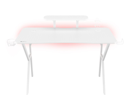 Biurko gamingowe Genesis Biurko gamingowe HOLM 320 RGB białe