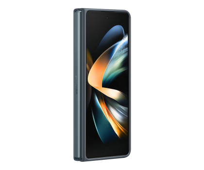 Samsung Leather Cover do Galaxy Fold 4 szary