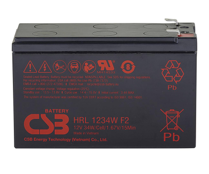 Zasilacz UPS/Stabilizator CSB OUTLET - Akumulator HRL1234WF2 12V 9Ah