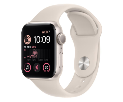 Inteligentne zegarki Apple OUTLET - Watch SE 2 40/Starlight Aluminum/Starlight Sport GP