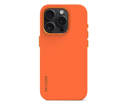 Decoded AntiMicrobial Back Cover do iPhone 15 Pro apricot