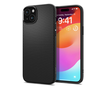 Spigen Liquid Air do iPhone 15 Plus matte black