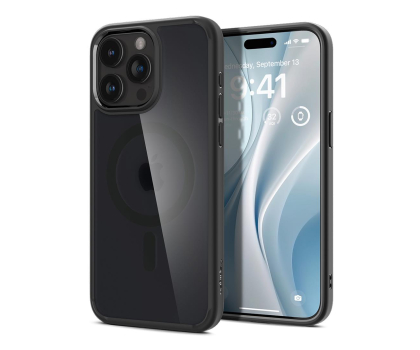 Etui / obudowa na smartfona Spigen Ultra Hybrid Mag Magsafe do iPhone 15 Pro Max frost black