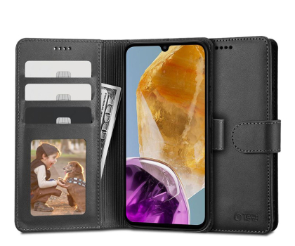 Etui / obudowa na smartfona Tech-Protect Wallet do Samsung Galaxy M15 5G black