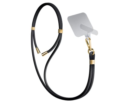 Etui / obudowa na smartfona 3mk Sznurek do Etui EasyClip Black (gold)