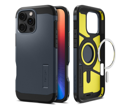 Etui / obudowa na smartfona Spigen Tough Armor Mag Magsafe do iPhone 16 Pro Max Metal Slate