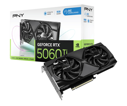 Karta graficzna NVIDIA PNY GeForce RTX 5060 Ti OC 8GB GDDR7 DLSS4