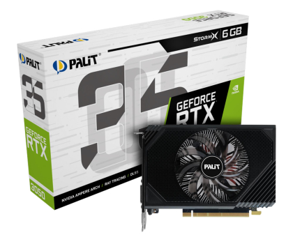 Karta graficzna NVIDIA Palit GeForce  RTX3050 StormX 6GB GDDR6