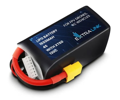 Bateria do drona ExtraLink LiPo 4S 1550mAh XT60 130C Bateria do dronów FPV