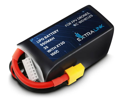 Bateria do drona ExtraLink LiPo 3S 550mAh XT30 100C Bateria do dronów FPV
