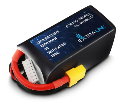Bateria do drona ExtraLink LiPo 4S 1300mAh XT60 130C Bateria do dronów FPV