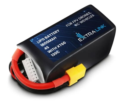 Bateria do drona ExtraLink LiPo 4S 1800mAh XT60 130C Bateria do dronów FPV