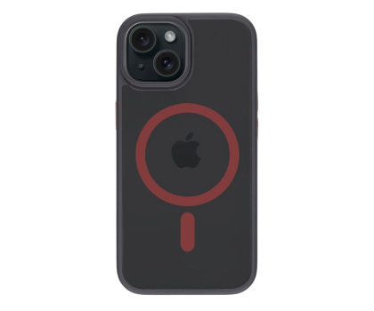 Etui / obudowa na smartfona Tactical MagForce Hyperstealth 2.0 Kryt pro Apple iPhone 15 Black/Red