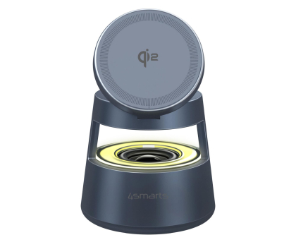 Ładowarka do smartfonów 4smarts Stacja ładująca Aura Sound Qi2 szary