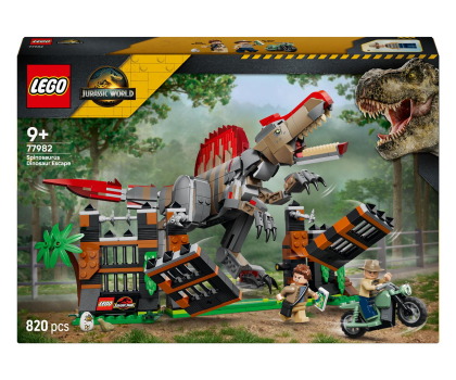 Gadżety dla gracza LEGO JURASSIC WORLD 77982 Ucieczka spinozaura