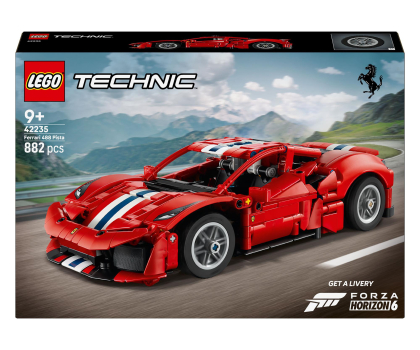 Gadżety dla gracza LEGO TECHNIC Samochód Ferrari 488 Pista 42235 Samochód Ferrari 48