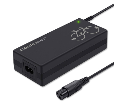 Ładowarka do rowerów elektrycznych Qoltec Ładowarka 36V/42V 2A, Wtyk GX16 3-pin