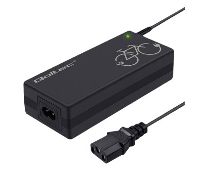 Ładowarka do rowerów elektrycznych Qoltec Ładowarka 36V/42V 2A, Wtyk C14 IEC 3-pin