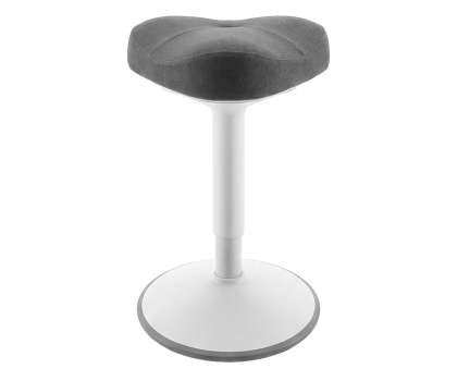 Fotel ergonomiczny Jan Nowak Stołek balansujący White-Dark Grey