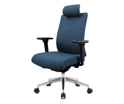 Fotel ergonomiczny Jan Nowak Vector Fabric Dark Blue