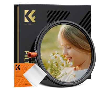 Filtr fotograficzny K&F Concept Nano-X MRC CPL & Fader ND2-32 & Black Mist 1/4 - 55 mm