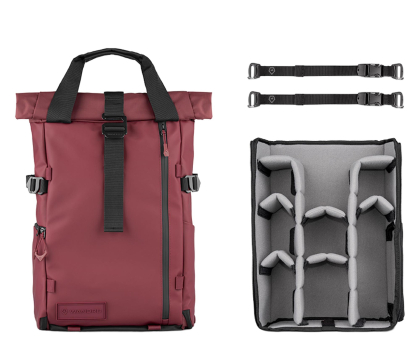 Plecak na aparat WANDRD PRVKE Photo Bundle 21L Rhone Burgundy