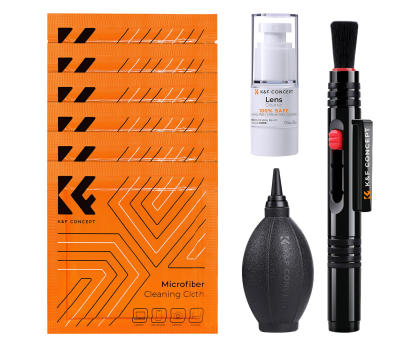 Akcesorium do obiektywu K&F Concept Zestaw czyszczący do optyki Cleaning Kit 4w1