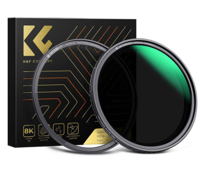 Filtr fotograficzny K&F Concept Nano-X MRC Fader ND8-128 - 62 mm