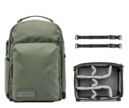 Plecak na aparat WANDRD PRVKE 31L Pocket Photo Bundle Wasatch Green