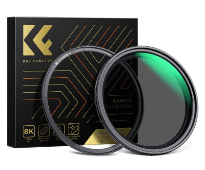Filtr fotograficzny K&F Concept Nano-X MRC Fader ND2-32 - 77 mm