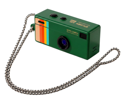Aparat kompaktowy Silver Monkey Kompaktowa Kamera Cyfrowa RetroCAM zielona