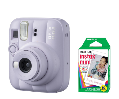 Aparat natychmiastowy Fujifilm Instax Mini 13 fioletowy + wkłady (10 zdjęć)