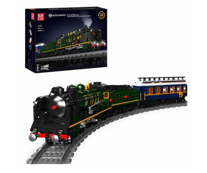 Zabawka edukacyjno-interaktywne Mould King Klocki konstrukcyjne Lokomotywa parowa Orient Express 4261el