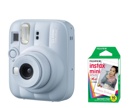 Aparat natychmiastowy Fujifilm Instax Mini 13 niebieski + wkłady (10 zdjęć)