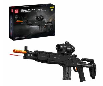 Zabawka edukacyjno-interaktywne Mould King Klocki konstrukcyjne Replika karabinu MK14 EBR 1656 el.