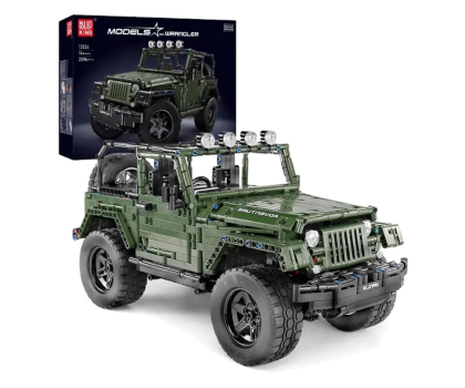 Zabawka edukacyjno-interaktywne Mould King Klocki konstrukcyjne Wrangler czarny 2096 el. zestaw 13124