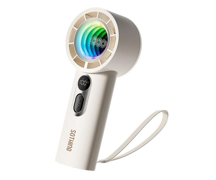 Gadżet technologiczny Sothing Ręczny wentylator Abyss Colorful Light 3600mAh biały