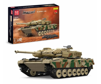 Zabawka edukacyjno-interaktywne Mould King Klocki konstrukcyjne Zdalnie sterowany czołg Leopard 2 1100