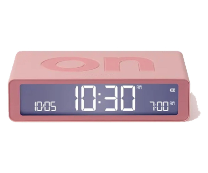 Budzik i radiobudziki LEXON Flip Classic Pink LR157P4