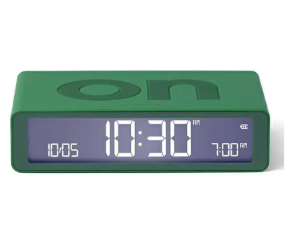 Budzik i radiobudziki LEXON Flip Classic Green LR157V2