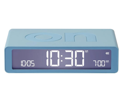 Budzik i radiobudziki LEXON Flip Classic Light Blue LR157LB1