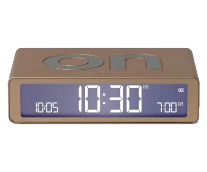Budzik i radiobudziki LEXON Flip Classic Soft Gold LR157D1