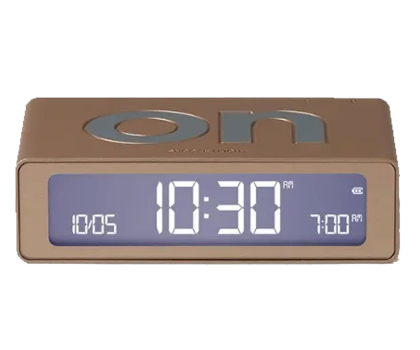 Budzik i radiobudziki LEXON Flip Mini Soft Gold LR158D1