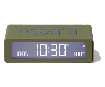 Budzik i radiobudziki LEXON Flip Mini Khaki LR158K9