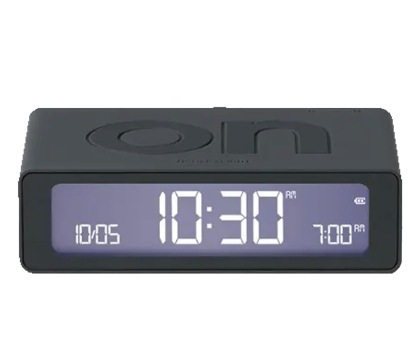 Budzik i radiobudziki LEXON Flip Mini Dark Grey LR158G3